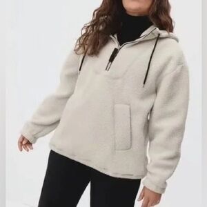 Everlane The ReNew Fleece Hoodie - Sandstone